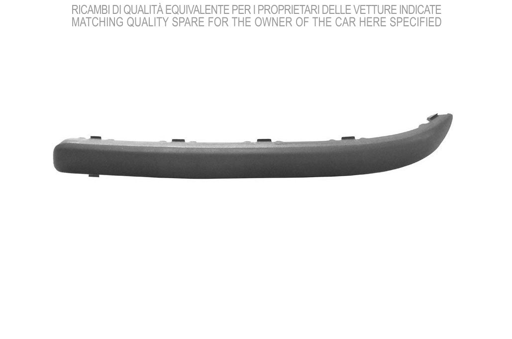 modanatura destra paraurti posteriore nera goffrata opel vauxhall corsa c 2003 2006 op0321263
