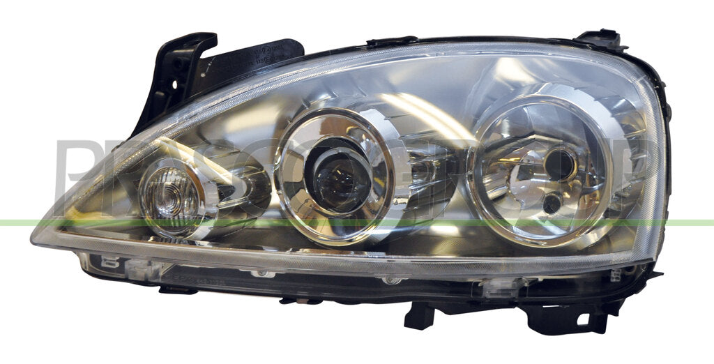 proiettore sinistro h7 h7 elettrico senza motore versione zkw opel vauxhall corsa c 2003 2006 op0324906
