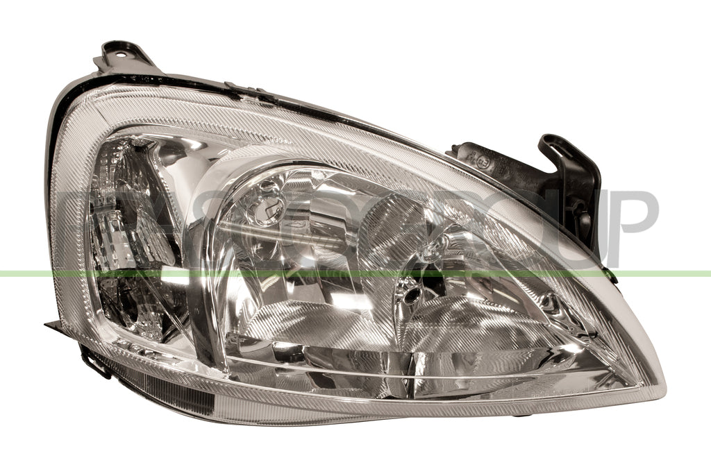 proiettore destro h1 h7 elettrico senza motore versione valeo opel vauxhall corsa c 2003 2006 op0324915