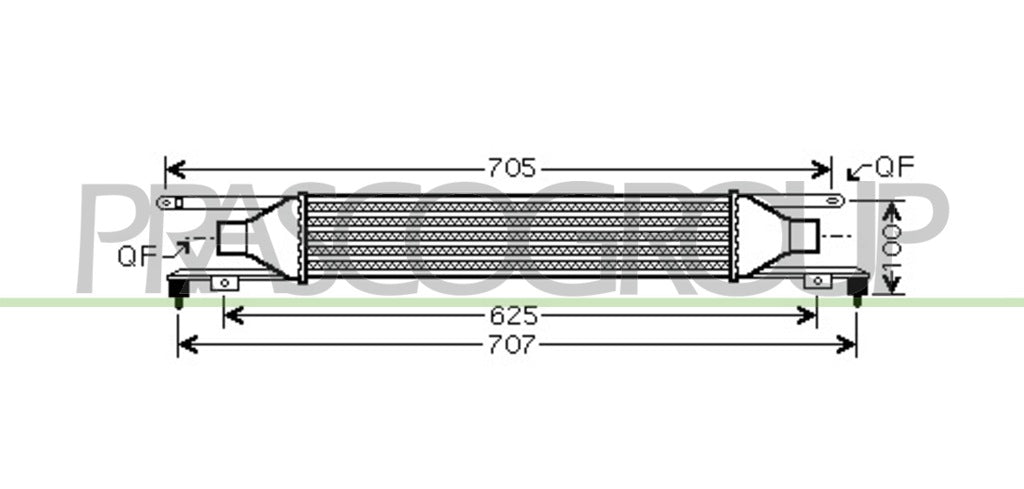 intercooler opel vauxhall corsa d 2006 2011 op034n002