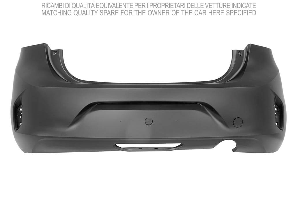 paraurti posteriore con primer con tappo copri gancio con tracce pdc e park assist opel vauxhall corsa f 2019 2023 op0381051