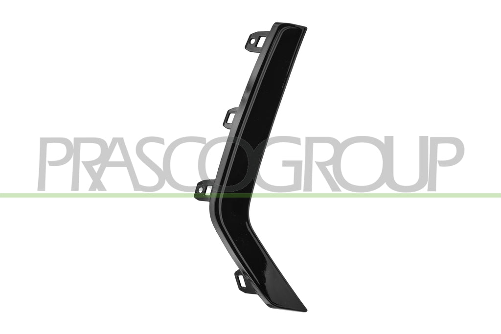 modanatura destra paraurti anteriore nera lucida opel vauxhall corsa f 2023 op0401243