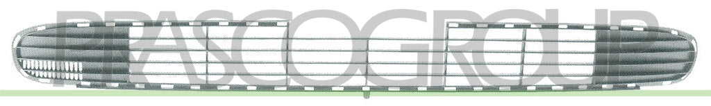 Griglia Paraurti Anteriore Centrale Nera Opel/Vauxhall Vectra B (1995-1998) - 1400644