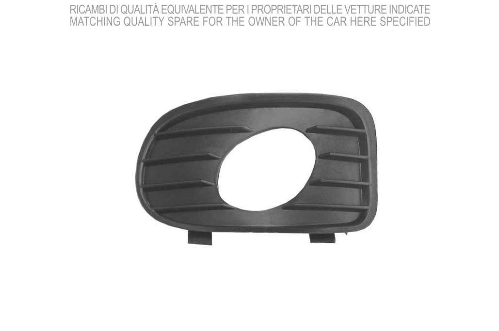 griglia destra paraurti anteriore nera con sede fendi opel vauxhall vectra b 1999 2002 op0542133