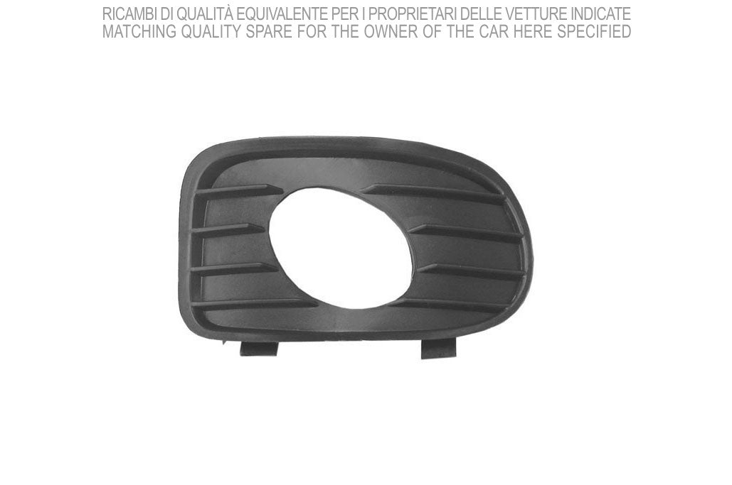 griglia sinistra paraurti anteriore nera con sede fendi opel vauxhall vectra b 1999 2002 op0542134