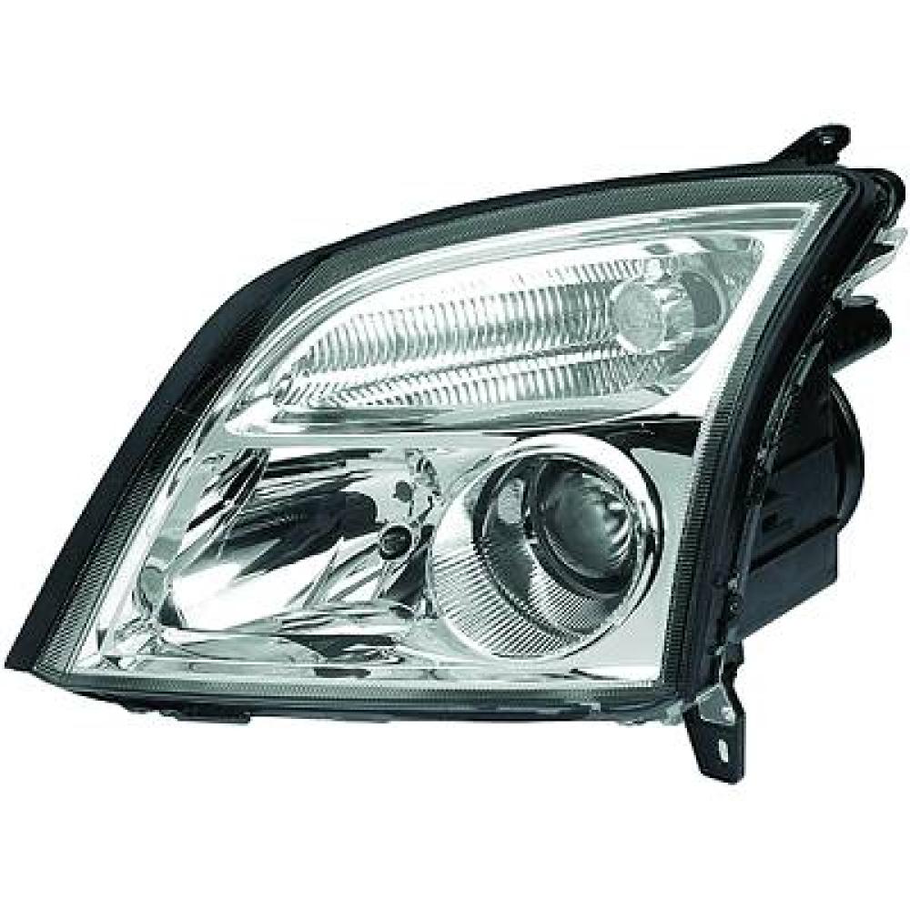 proiettore sinistro h7 h7 elettrico parabola cromata opel vauxhall signum 2003 2005 1216121