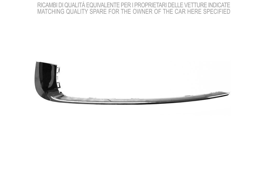 modanatura sinistra paraurti anteriore cromata opel vauxhall insignia 2009 2013 op0601244