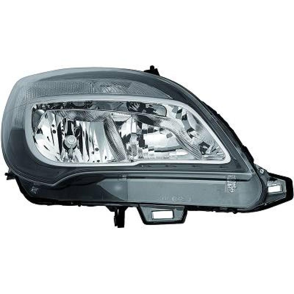 proiettore sinistro h7 h1 elettrico con motore opel vauxhall meriva b 2013 2017 op3564904