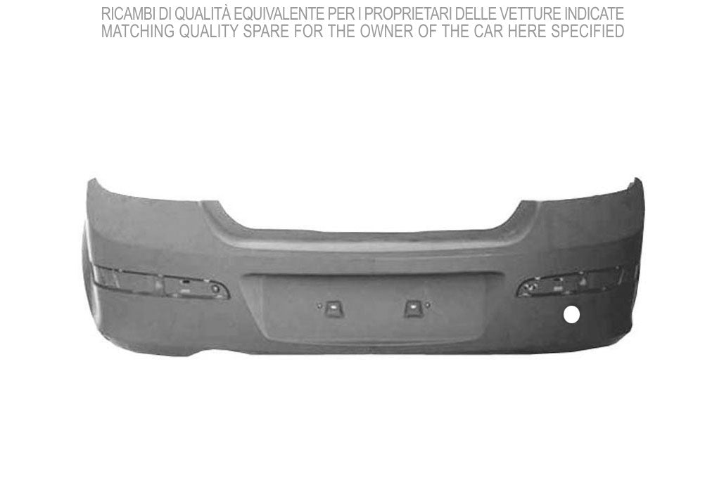 paraurti posteriore con primer mod 5 porte opel vauxhall astra h 2007 2009 op4101051