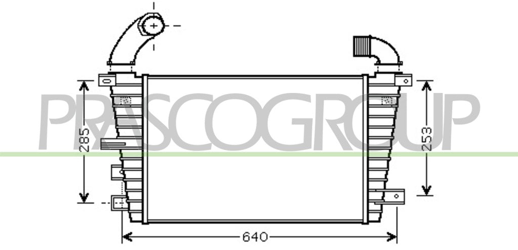 intercooler opel vauxhall astra h a04 2004 2006 op410n005