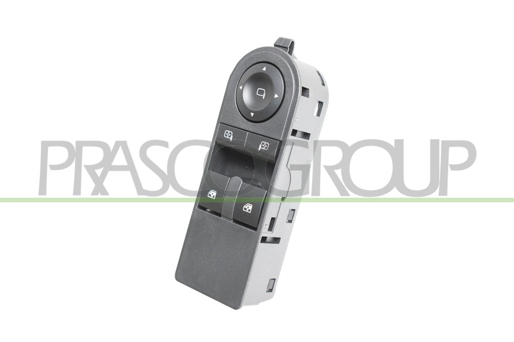 Pulsantiera Alzacristallo Porta Anteriore Sinistra Nera 2 Interruttori 14 Pins Opel/Vauxhall Astra H (A04) (2004-2006) - 13228879