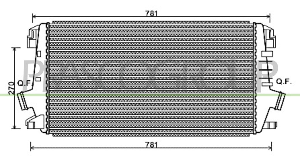 intercooler opel vauxhall astra h a04 2007 2009 op414n002