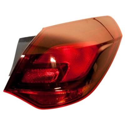 fanale posteriore destro esterno senza portalampada nero mod 5 porte opel vauxhall astra j 2009 2011 op4164165