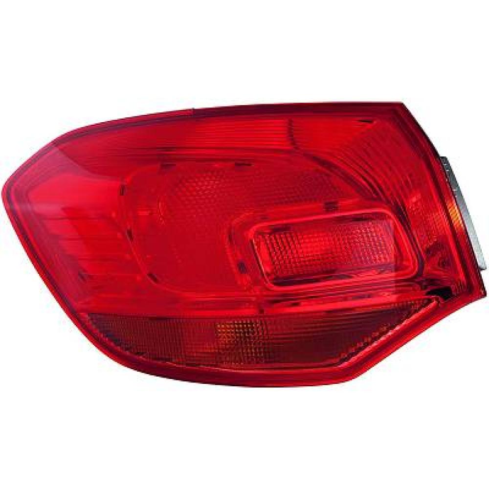 fanale posteriore destro esterno senza portalampada rosso mod station wagon opel vauxhall astra j 2009 2011 op4164173