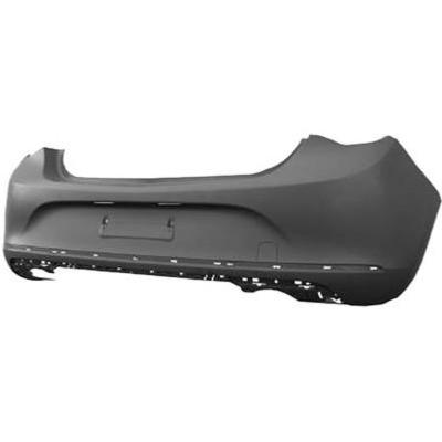 paraurti posteriore con primer con tappo copri gancio con fori modanatura con tracce pdc e park assist mod 5 porte opel vauxhall astra j 2012 2015 op4181051