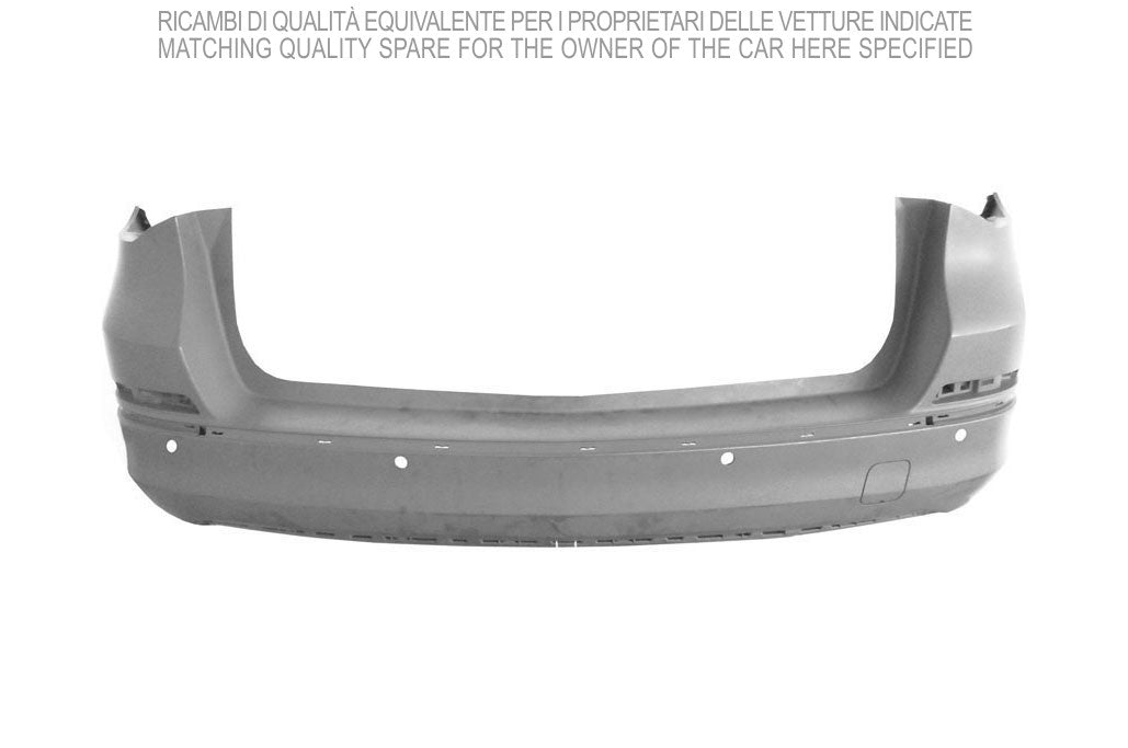 paraurti posteriore con primer con fori pdc supporti con tappo copri gancio mod station wagon opel vauxhall astra j 2012 2015 op4181072