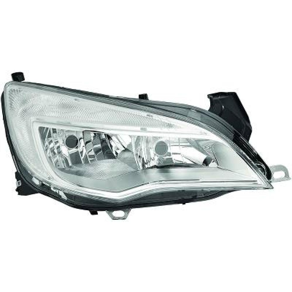 proiettore destro h7 h7 elettrico con motore nero opel vauxhall astra j 2012 2015 op4184923