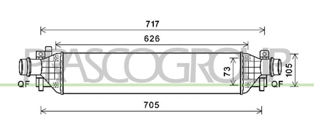 intercooler opel vauxhall mokka 2013 2016 op700n002