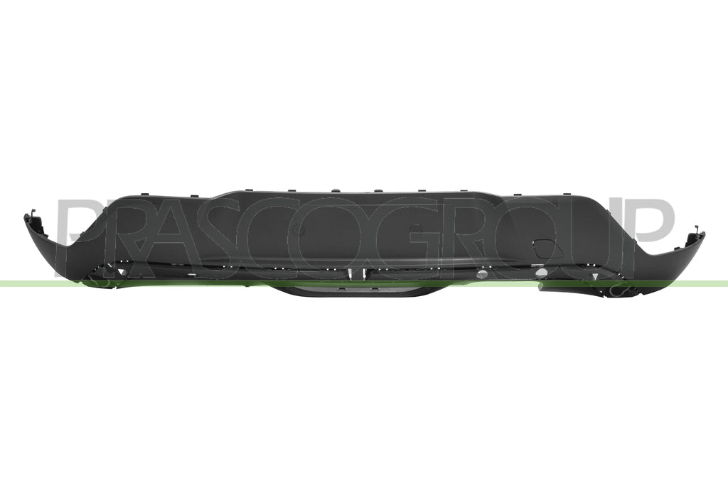spoiler paraurti posteriore nero goffrato con tappo coprigancio con tracce pdc con scarico doppio a destra opel vauxhall mokka 2020 op7031851