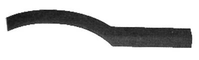 parafanghino posteriore sinistro con primer opel vauxhall zafira 1999 2005 op7151594
