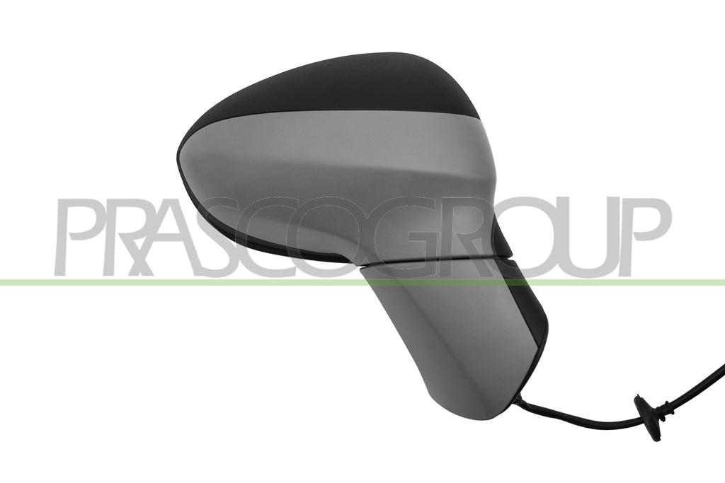 retrovisore destro elettrico con primer termico corpo nero goffrato convesso 5 pins opel vauxhall zafira c tourer 2016 2019 op7217303