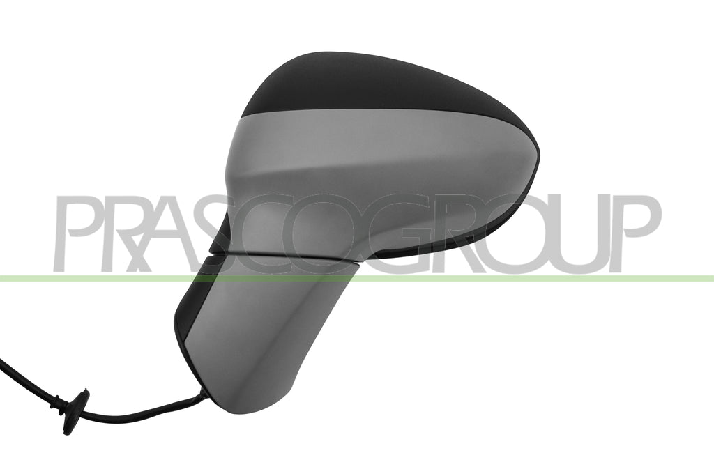 retrovisore sinistro elettrico con primer termico corpo nero goffrato asferico 5 pins opel vauxhall zafira c tourer 2016 2019 op7217304