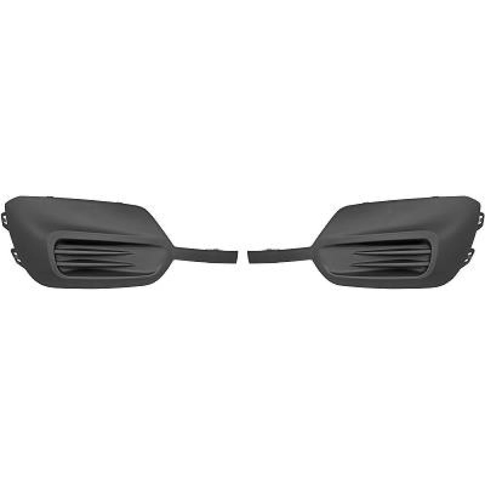 kit griglie paraurti anteriore nere senza sede fendi destra sinistra 2 pezzi opel vauxhall combo e van 2018 2024 op9122125