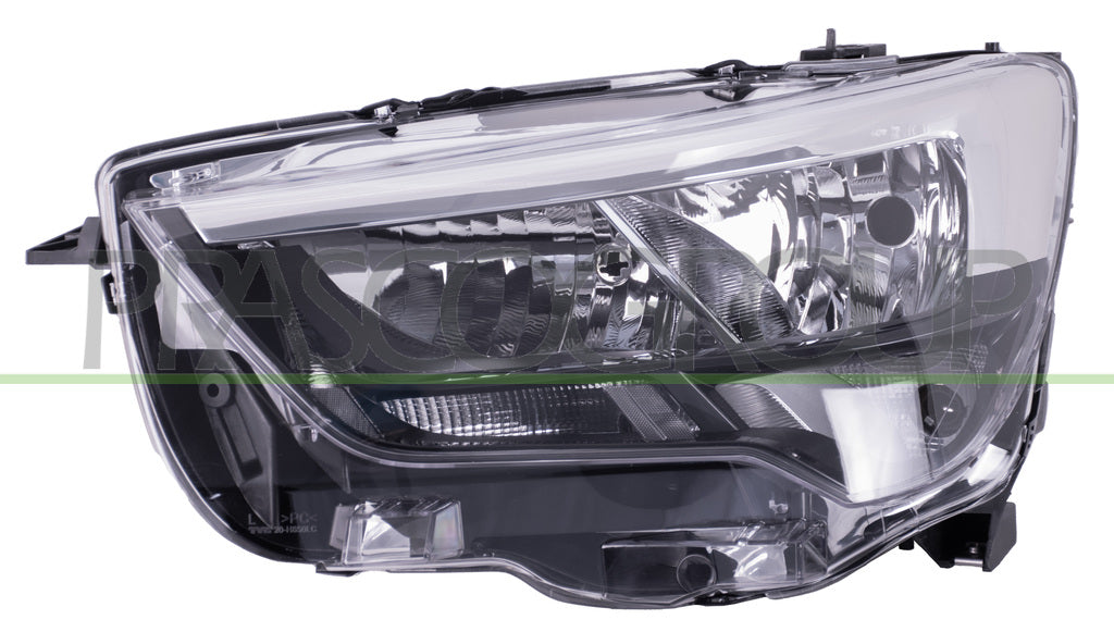 proiettore sinistro h7 h1 elettrico con motore con luce diurna led opel vauxhall combo e van 2018 2024 op9124904