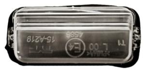 Luce Targa con Lampadina - 6340A3