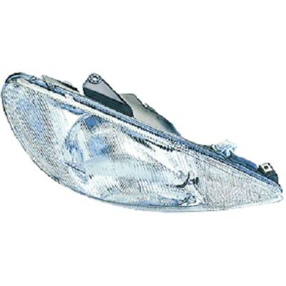 proiettore destro h4 elettrico senza motore peugeot 206 1998 2009 pg0094803