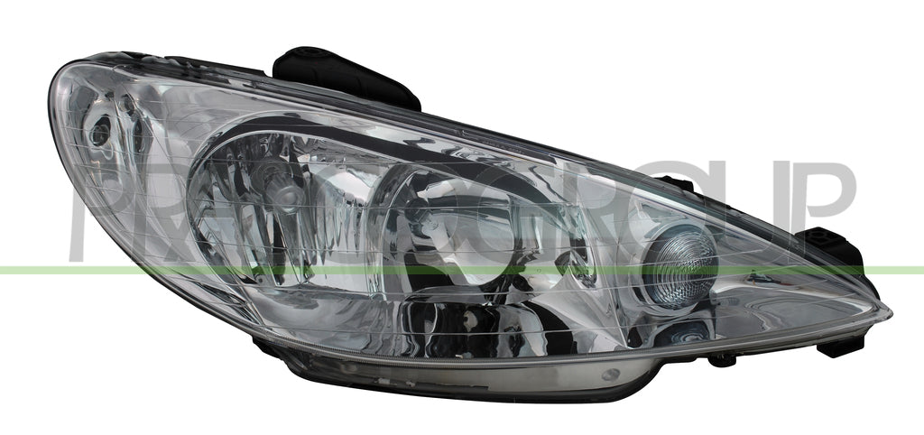 proiettore destro h1 h7 elettrico senza motore mod cc 06 08 versione valeo peugeot 206 1998 2009 pg0094913