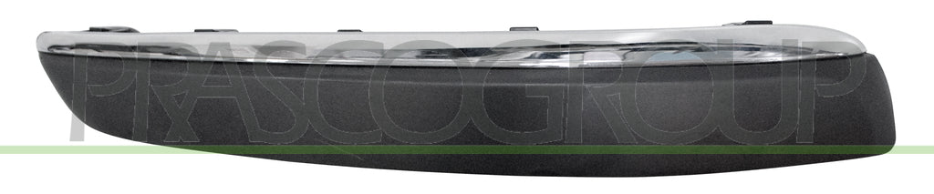 modanatura sinistra paraurti anteriore con primer con profilo cromato peugeot 407 2004 2007 pg0611244