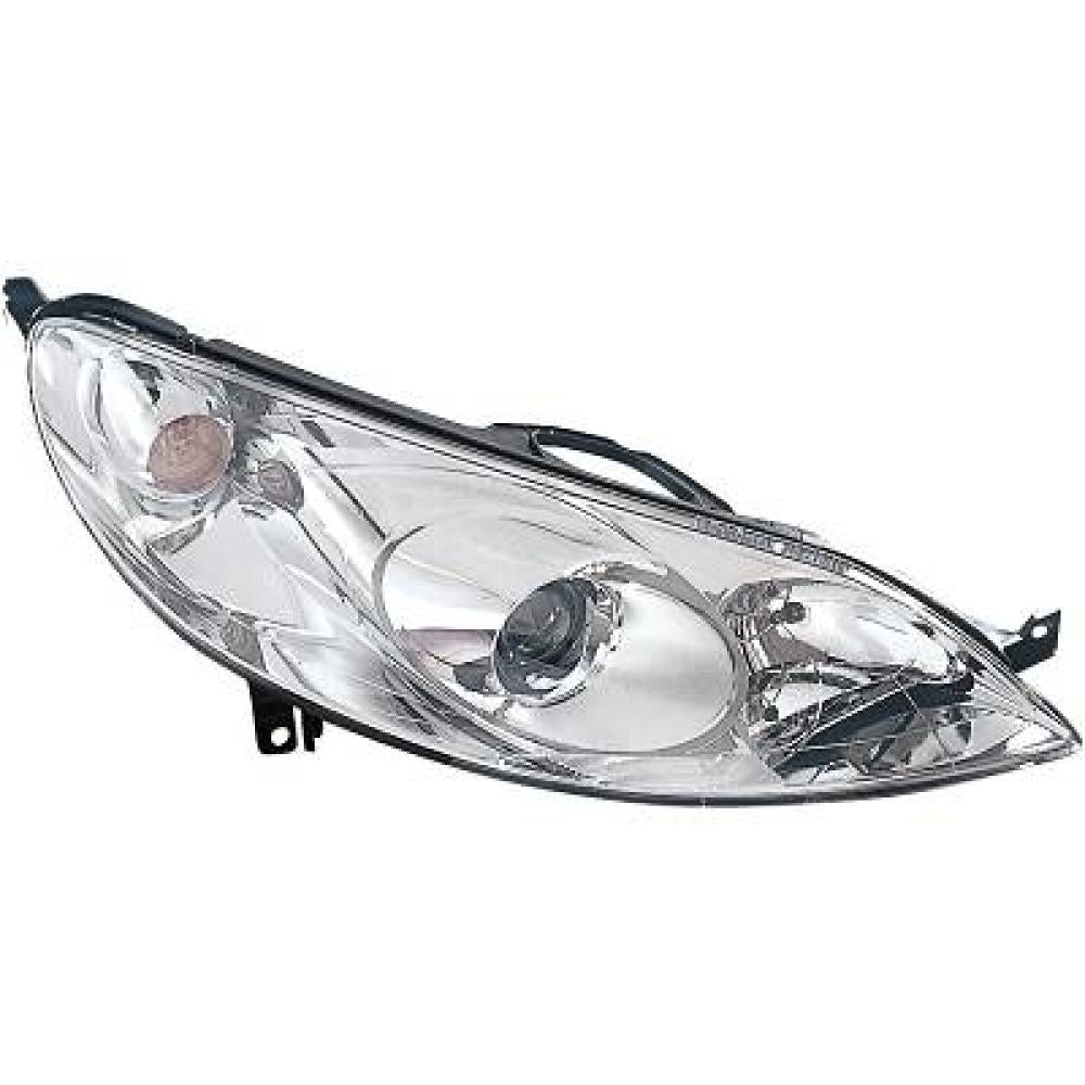 proiettore destro h1 h7 elettrico con motore peugeot 407 2004 2007 pg0614903