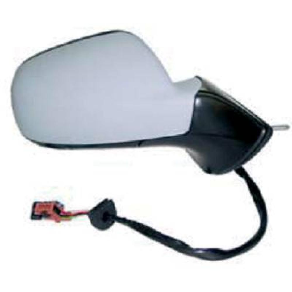 Retrovisore Sinistro Elettrico con Primer Termico Convesso Blu 5 Pins Peugeot 407 (2004-2007) - 8149VF