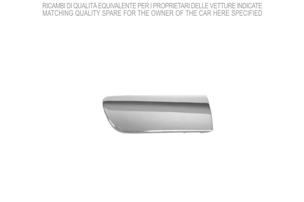 Modanatura Paraurti Anteriore Centrale Corta Cromata Peugeot 107 (2009-2012) - 7452ZR