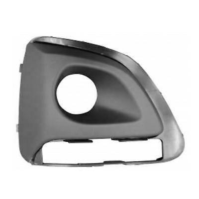 griglia destra paraurti anteriore nera con sede fendi e luce diurna led con fori modanatura peugeot 108 2014 pg2062133