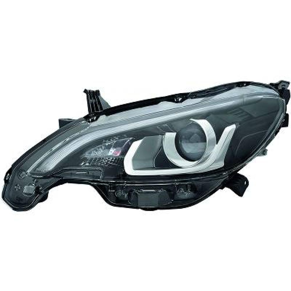 proiettore sinistro hir2 py21w elettrico senza motore nero led peugeot 108 2014 pg2064904