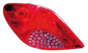 fanale posteriore sinistro senza portalampada rosso peugeot 207 2006 2009 pg3204154