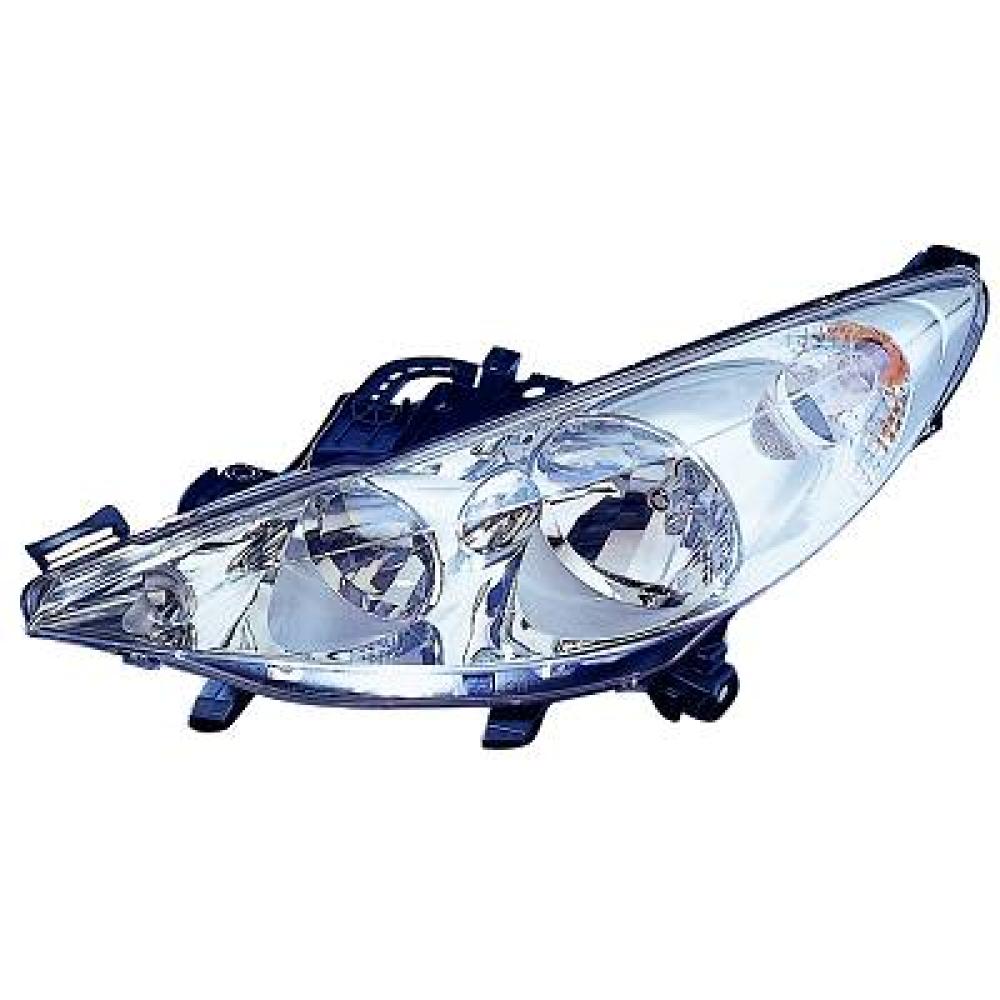 proiettore destro h1 h7 elettrico con motore peugeot 207 sport 2006 pg3204903