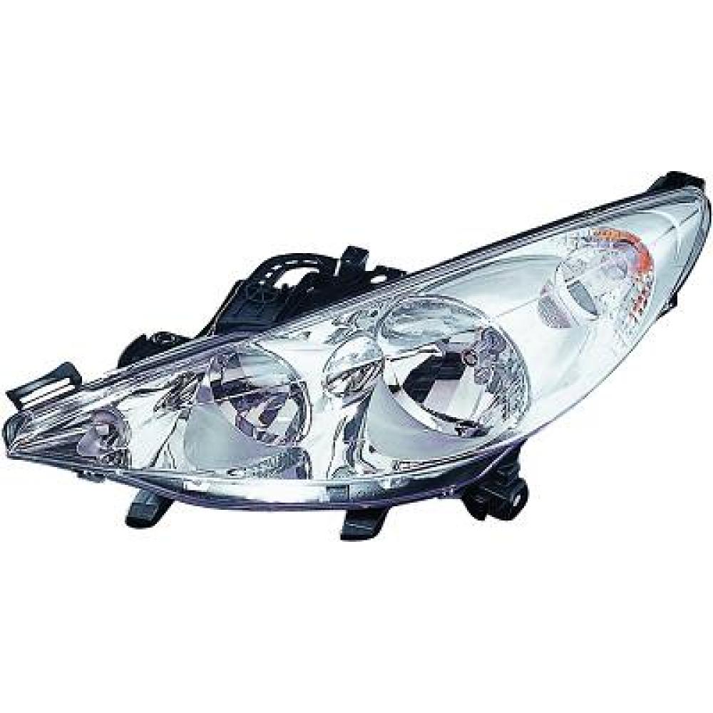 proiettore sinistro h1 h7 elettrico con motore peugeot 207 sport 2006 pg3204904