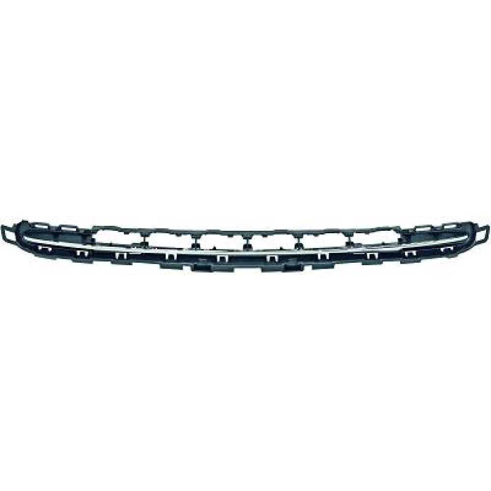 griglia paraurti anteriore superiore con modanatura cromata peugeot 207 2009 2012 pg3242121