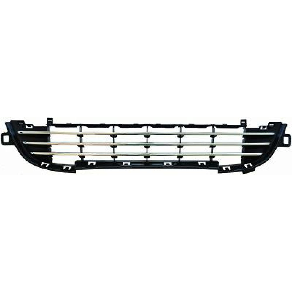 griglia paraurti anteriore inferiore con modanature cromate peugeot 207 2009 2012 pg3242131