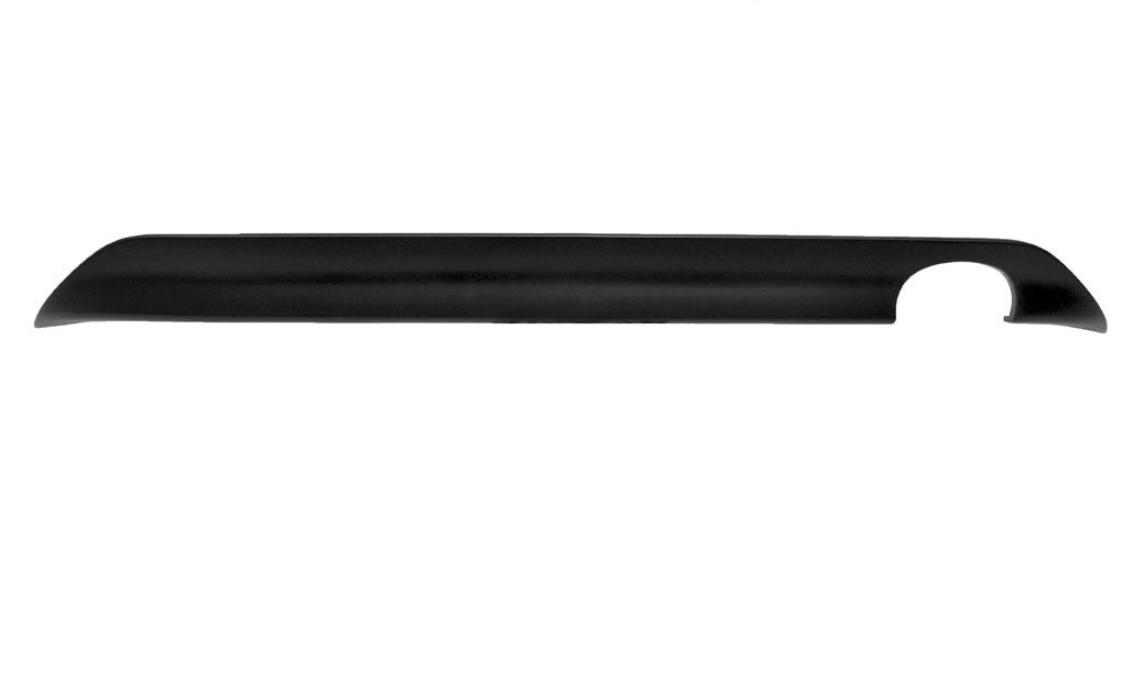 spoiler paraurti posteriore nero goffrato con scarico singolo a destra peugeot 208 2012 2015 pg3261851