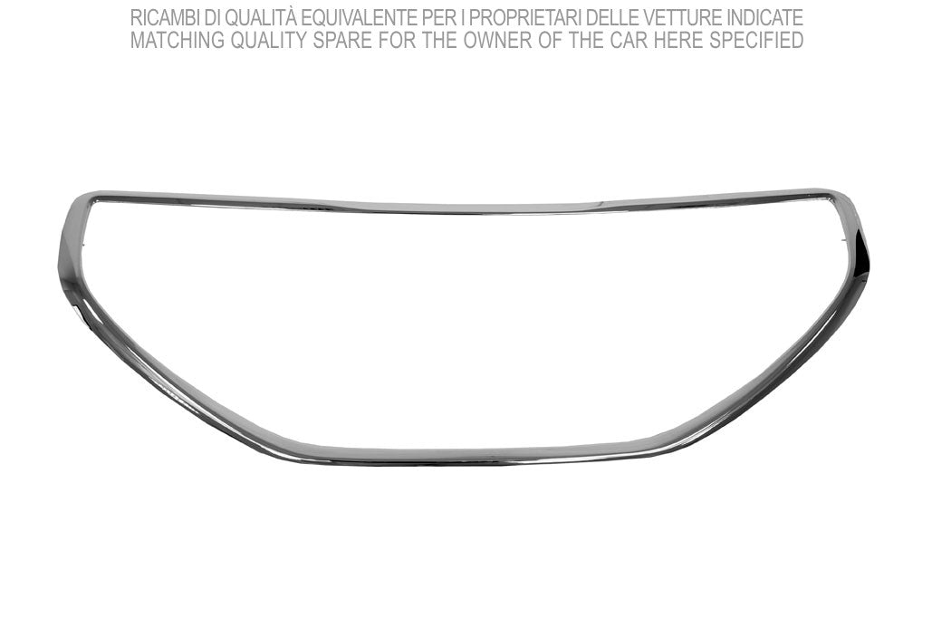 modanatura griglia centrale cromata peugeot 208 2012 2015 pg3262206