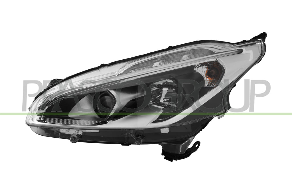 proiettore sinistro h7 h7 py21w elettrico senza motore con luce diurna nero led peugeot 208 2015 2019 pg3284904