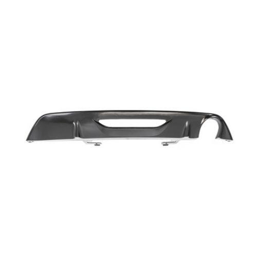 spoiler paraurti posteriore nero lucido con scarico singolo a destra peugeot 208 2019 2023 pg3301871