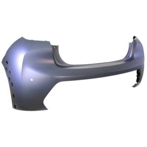 paraurti posteriore con primer con fori pdc supporti con foro telecamera con tracce park assist con fori parafanghini peugeot 208 gt line 2019 2023 pg3311061
