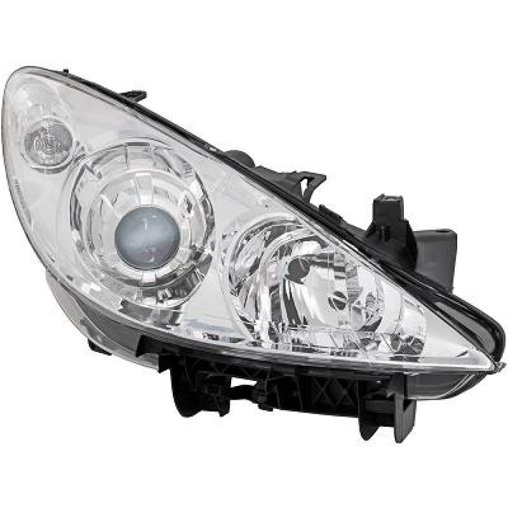 proiettore destro h1 h7 elettrico con motore peugeot 307 2005 2009 pg4224903