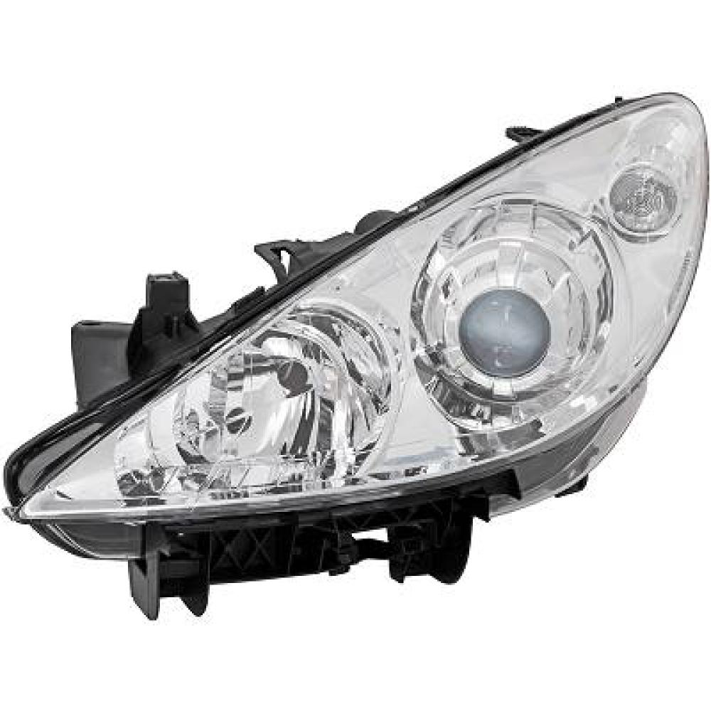 proiettore sinistro h1 h7 elettrico con motore peugeot 307 2005 2009 pg4224904