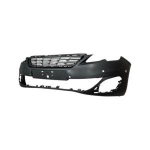 paraurti anteriore con primer con fori pdc supporti park assist con tappo copri gancio con tracce lavafari con griglia radiatore con modanature mod allure peugeot 308 t9 2013 2017 pg4281011